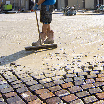 Architectural stone paving